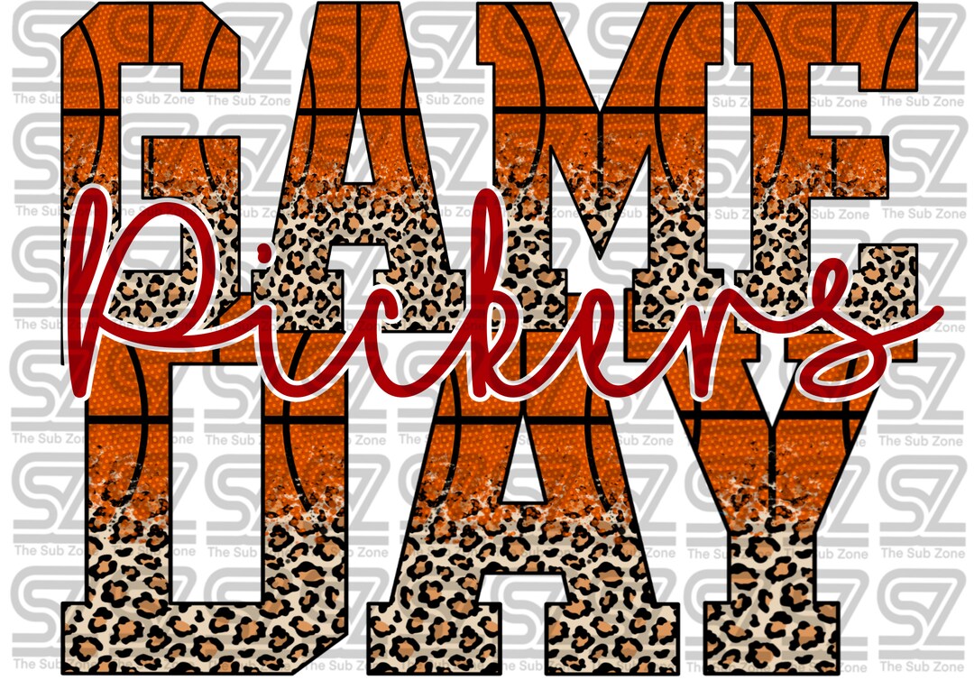 Basketball Game Day Pickers PNG Sublimation Ready Etsy