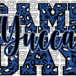 Yucca game day PNG sublimation Digital file