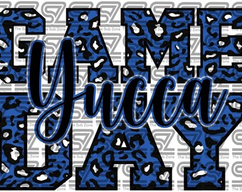 Yucca game day PNG sublimation Digital file
