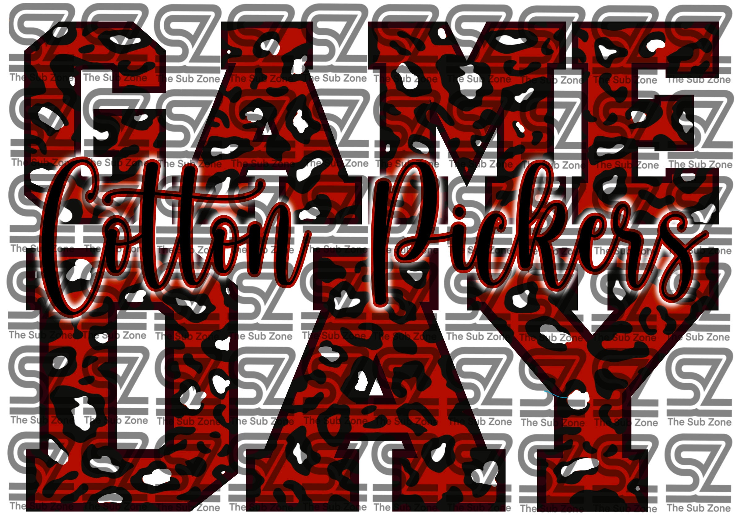 Cotton Pickers Game Day PNG Sublimation Digital Files Etsy