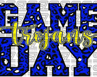 Trojans Game Day PNG Sublimation Digital File
