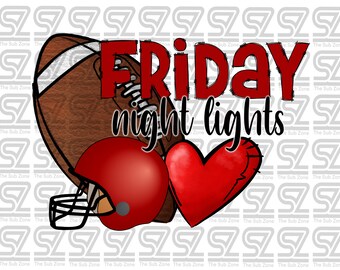 Friday night light png sublimation digital file