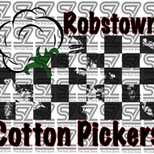 Robstown Cotton Pickers PNG sublimation digital file/ school shirt/ school spirit