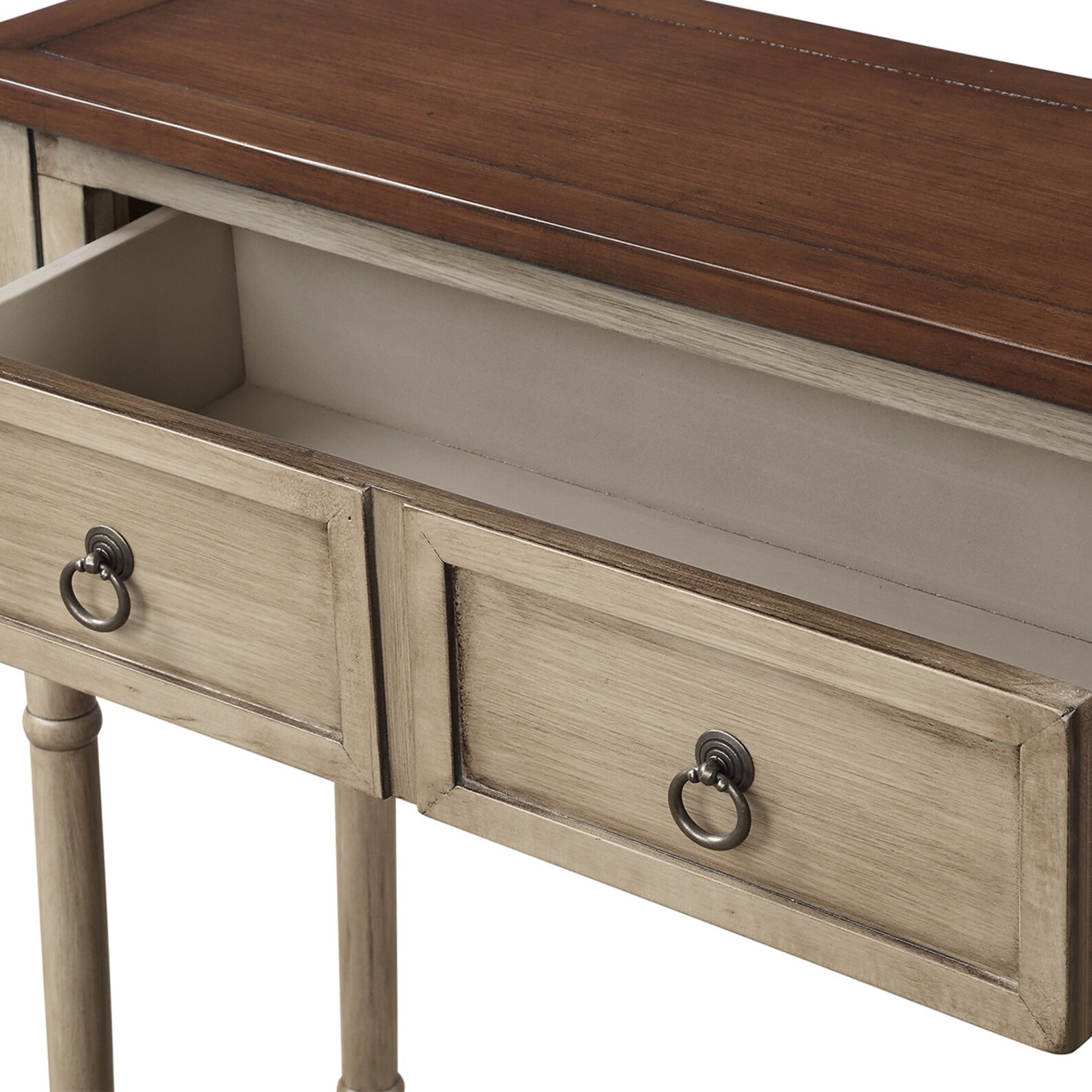 Tall Console Table with 4 Storage Drawers 58'' x Etsy