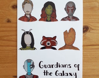 Guardians of the Galaxy Character Poster
