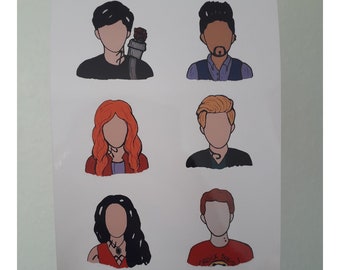 Shadowhunters The Mortal Instruments Character Print