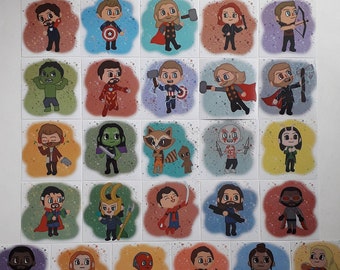 Animal Crossing Inspired Marvel Prints