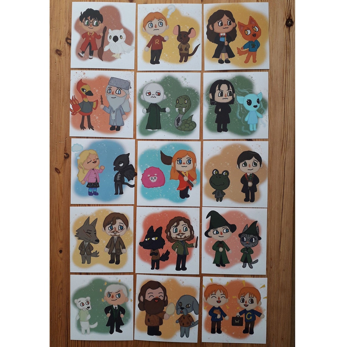 Animal Crossing Inspired Harry Potter Prints Etsy