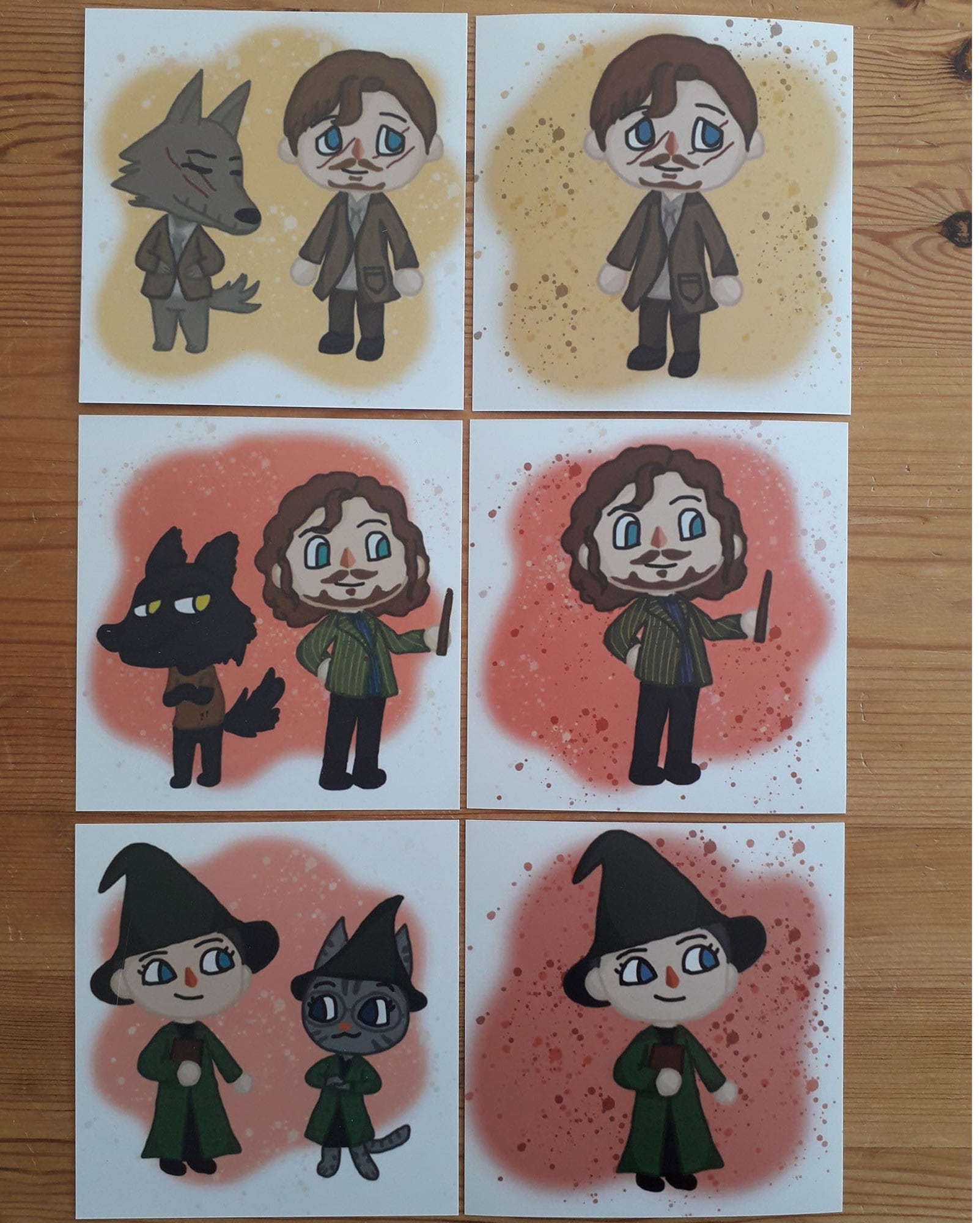 Animal Crossing Inspired Harry Potter Prints Etsy UK