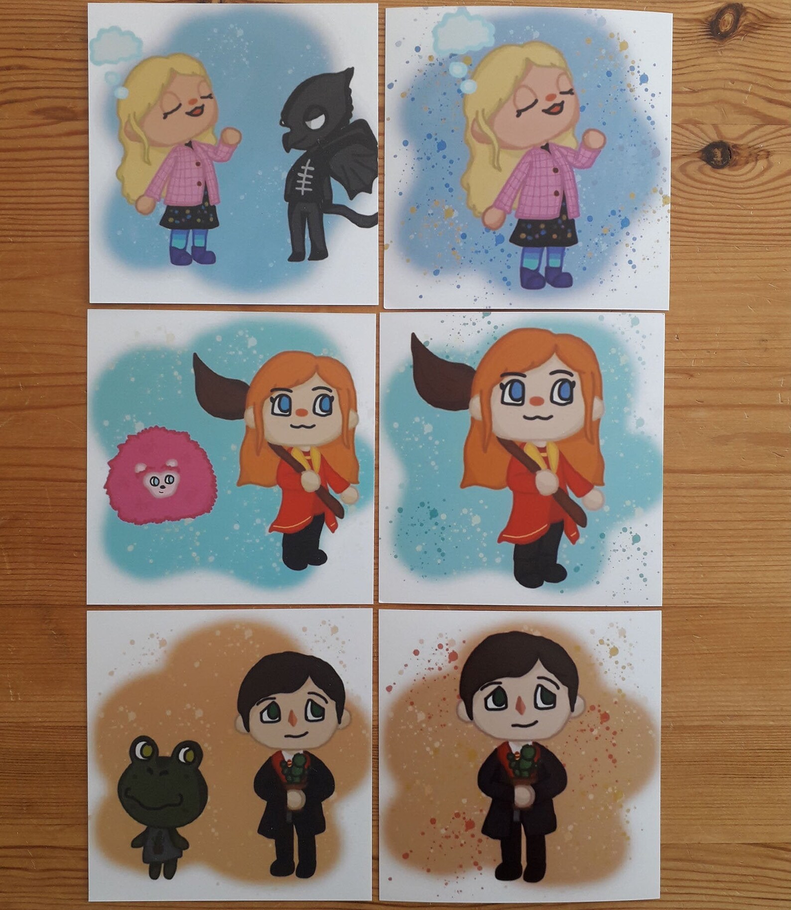 Animal Crossing Inspired Harry Potter Prints Etsy UK