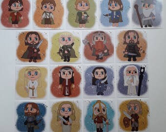 Animal Crossing Inspired Lord of the Rings Prints