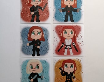 Black Widow Character Prints