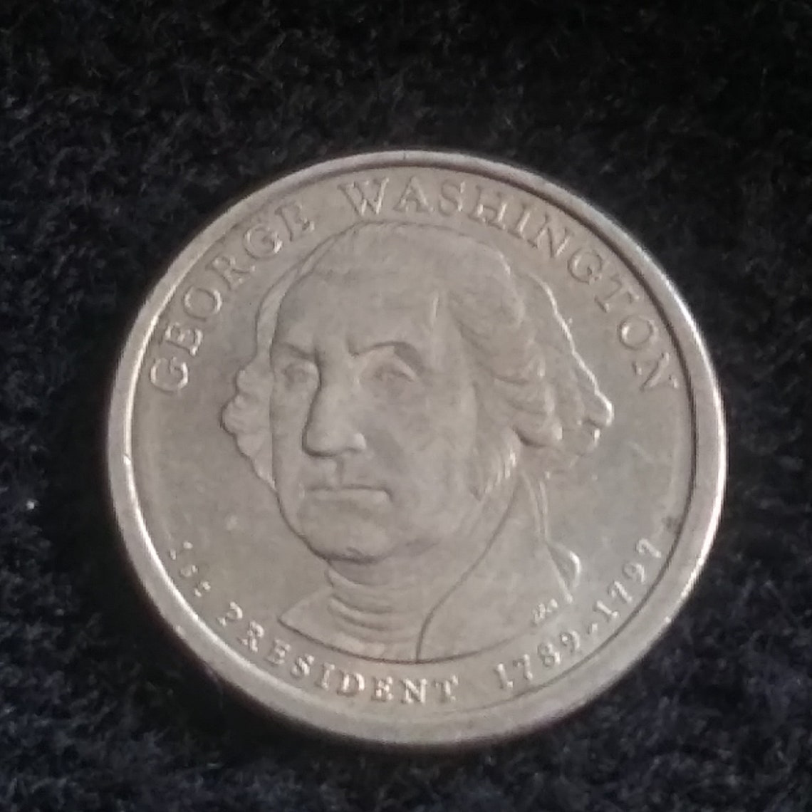 Washington One Dollar Gold coin. Etsy