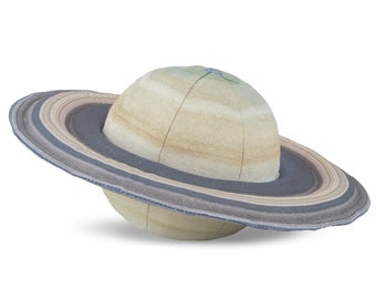 Saturn - Educational Toy for Kids and Toddlers 3D Mapped and High Quality Printed Stuffed Ball