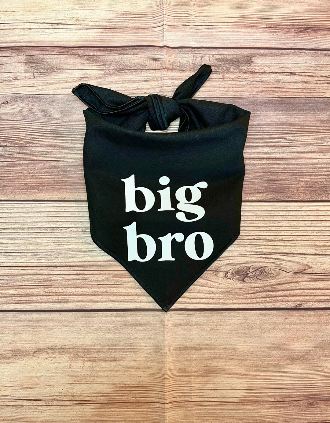 Big Bro Tieon Dog Bandana Pregnancy Announcement New Baby Gift Baby Shower Gift Big Bro Bandana