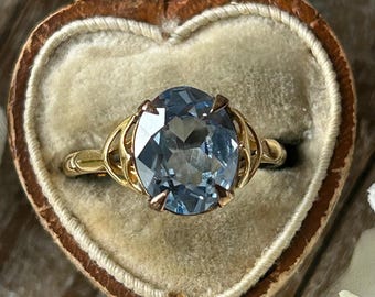 [値下げ]ヴィンテージリングスピネル10k16号 値下げ]ヴィンテージリングスピネル10k16号 値下げ]ヴィンテージリング