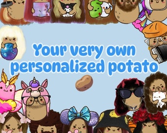 persoonlijke digitale aardappeltekening