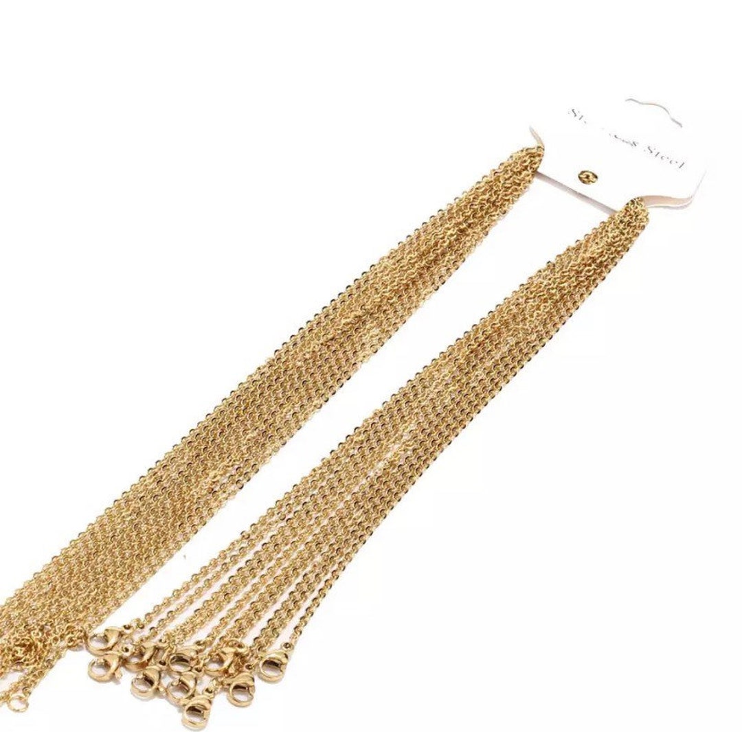 18 inch gold chain price Clearance