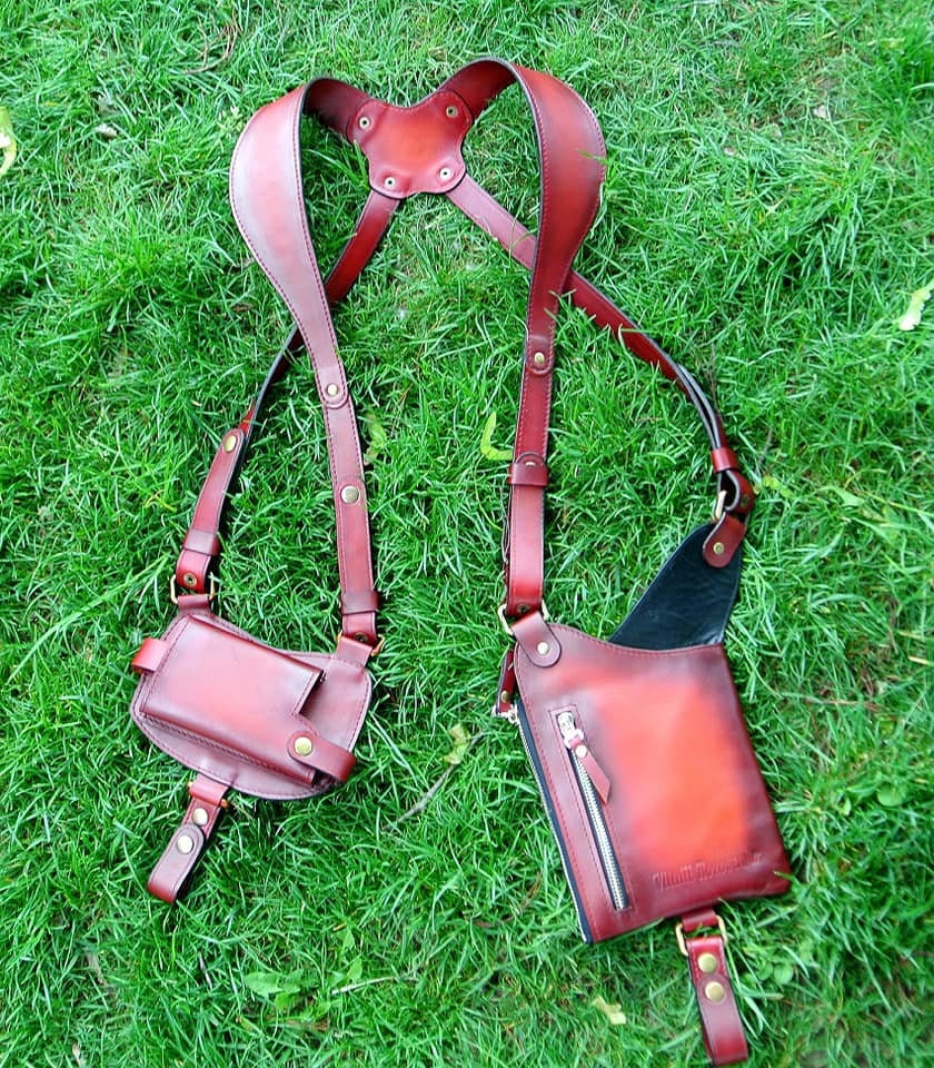 Bag Holster Leather Accessories Etsy