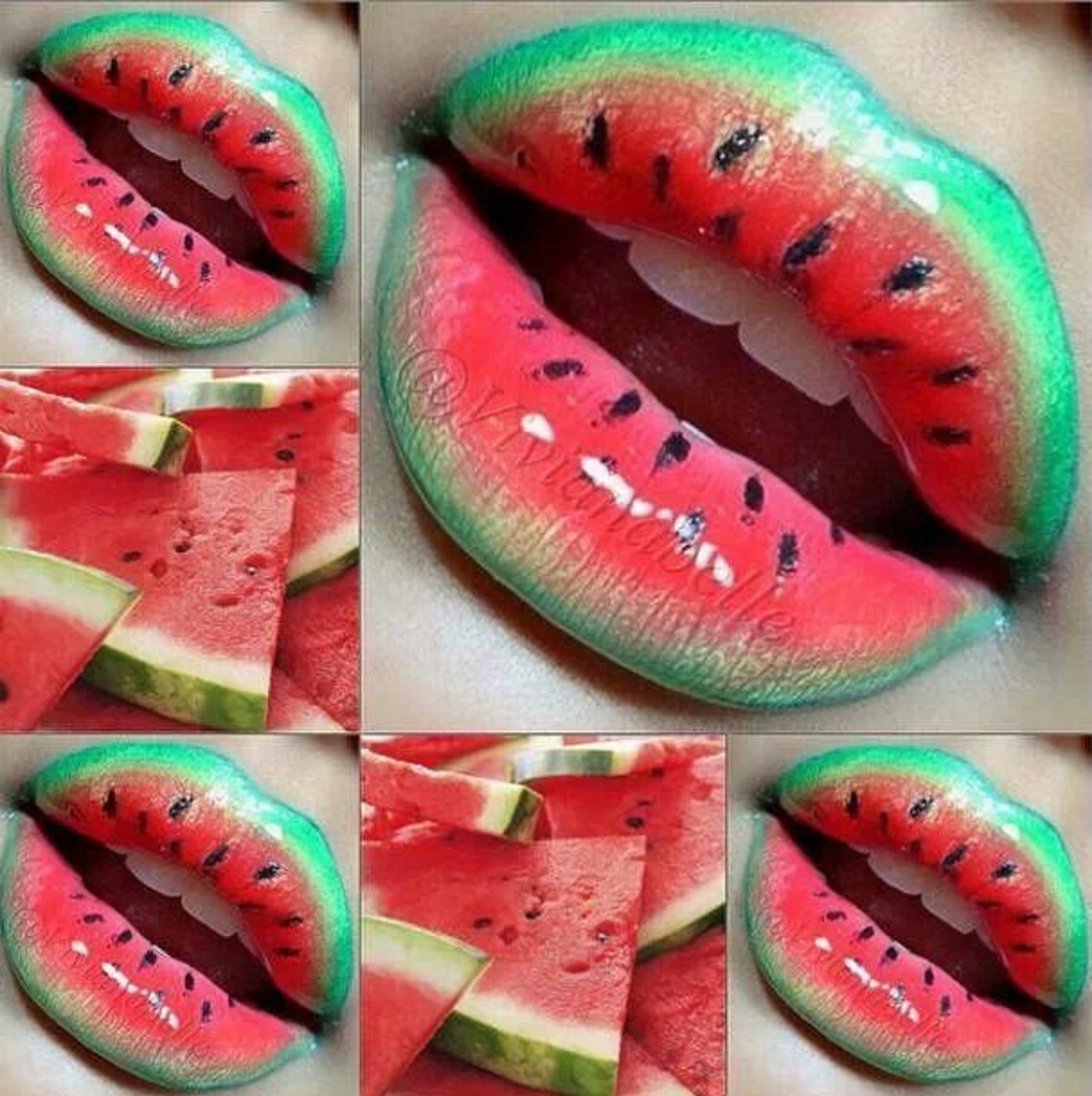 Watermelon LipsWatermelon Flavored Lip Gloss Watermelon Etsy