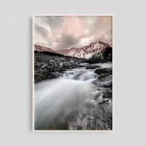 Cabin Gift, Mountain Home Gift, Colorado Gift, Colorado Mountain, Red Mountain, Mountain Wall Art, Colorado Photo, Nature Print, Mountain