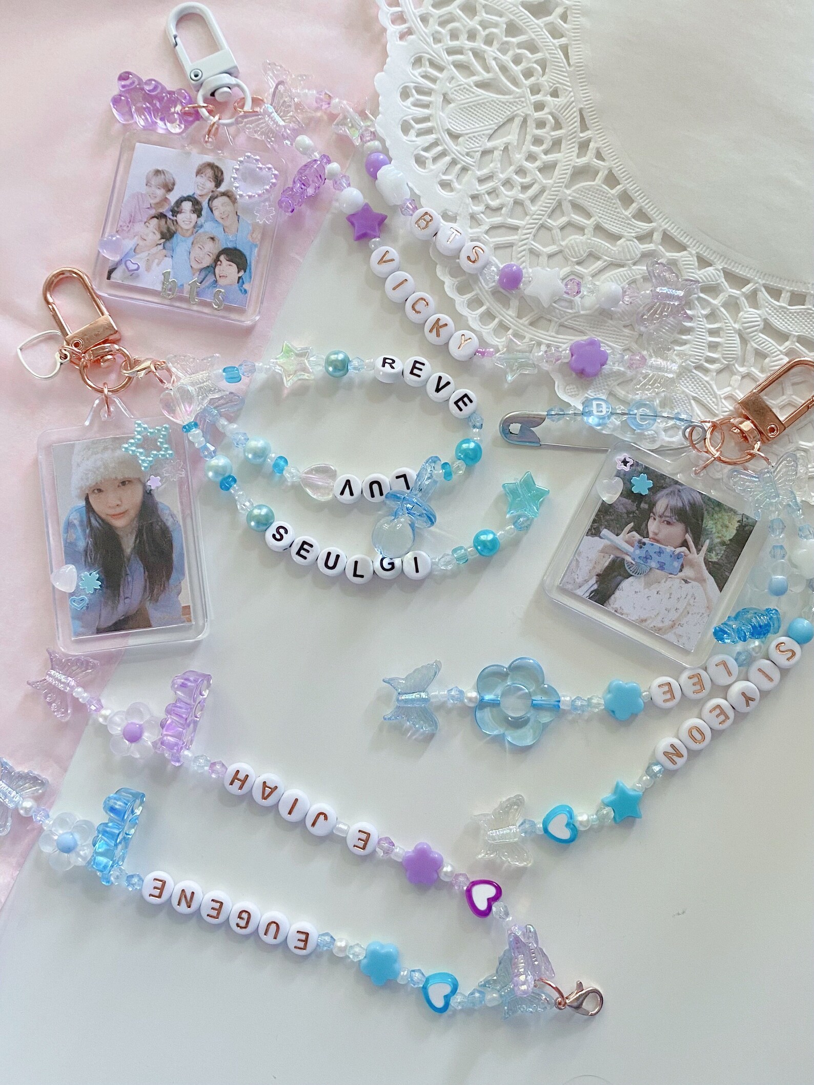 Kpop custom beaded keychains aesthetic enhypen nct bts Etsy