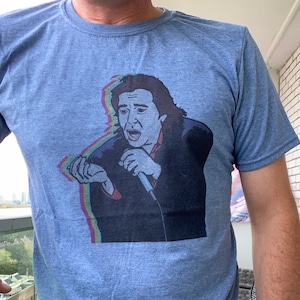 Bill Hicks Neon Wave Graphic Tee