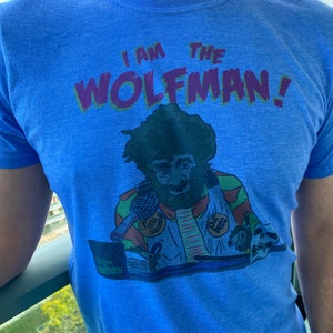 Hilarious House of Frightenstein “I Am The Wolfman!” Graphic Tee