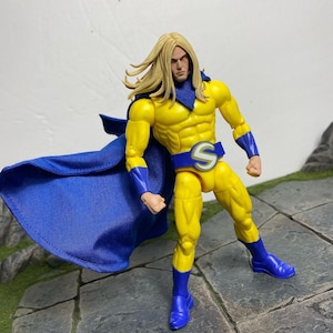 1/12 Scale Blue Cloth Wired Cape