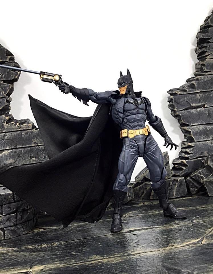 1/12 Scale Black Batwing Cloth Wired Cape - Etsy