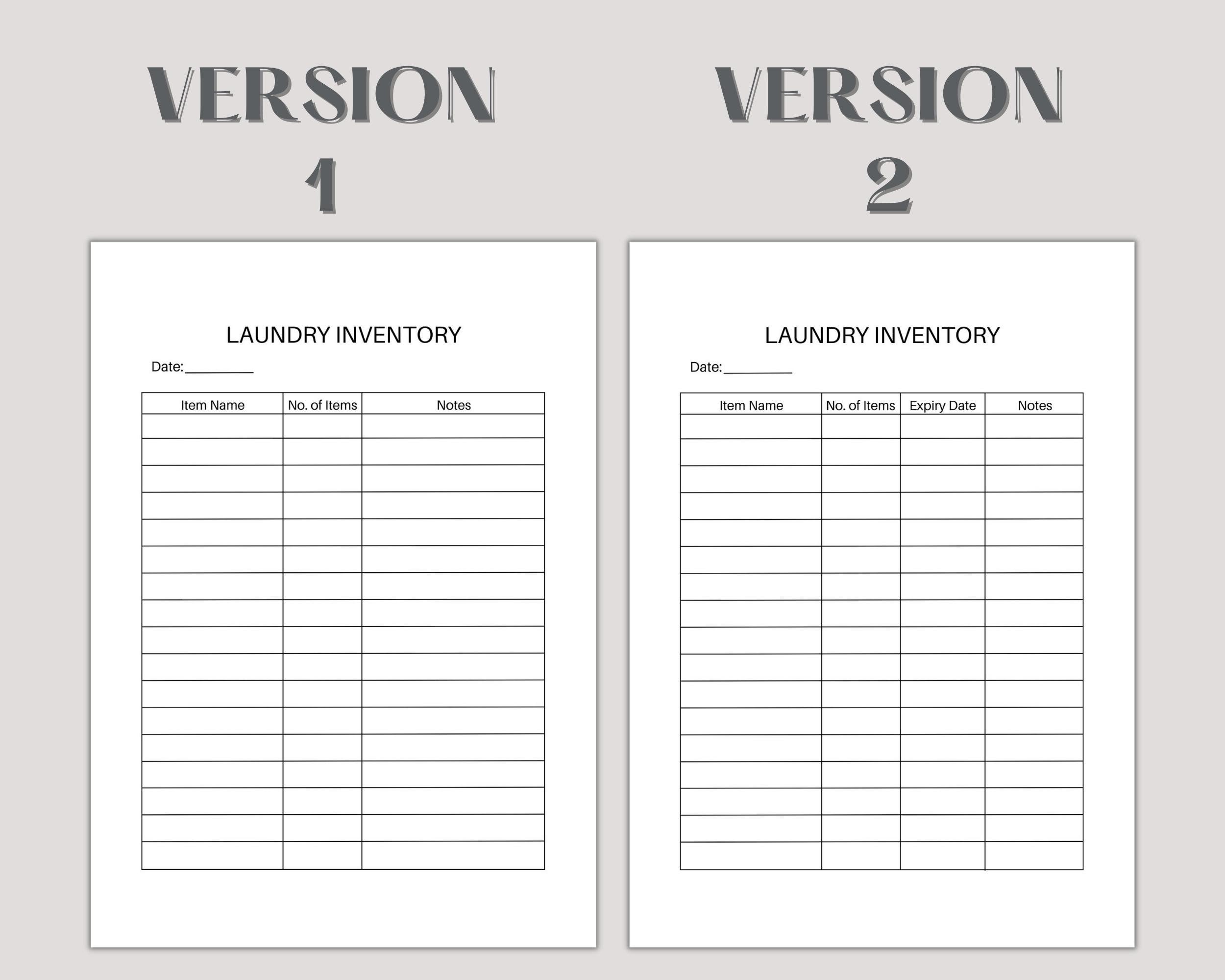 Laundy Inventory Printable Laundry Inventory Log Laundry Organiser laundy-inventory-printable-laundry-inventory-log-laundry-organiser
