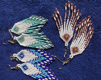 Boucles d’oreilles perlées