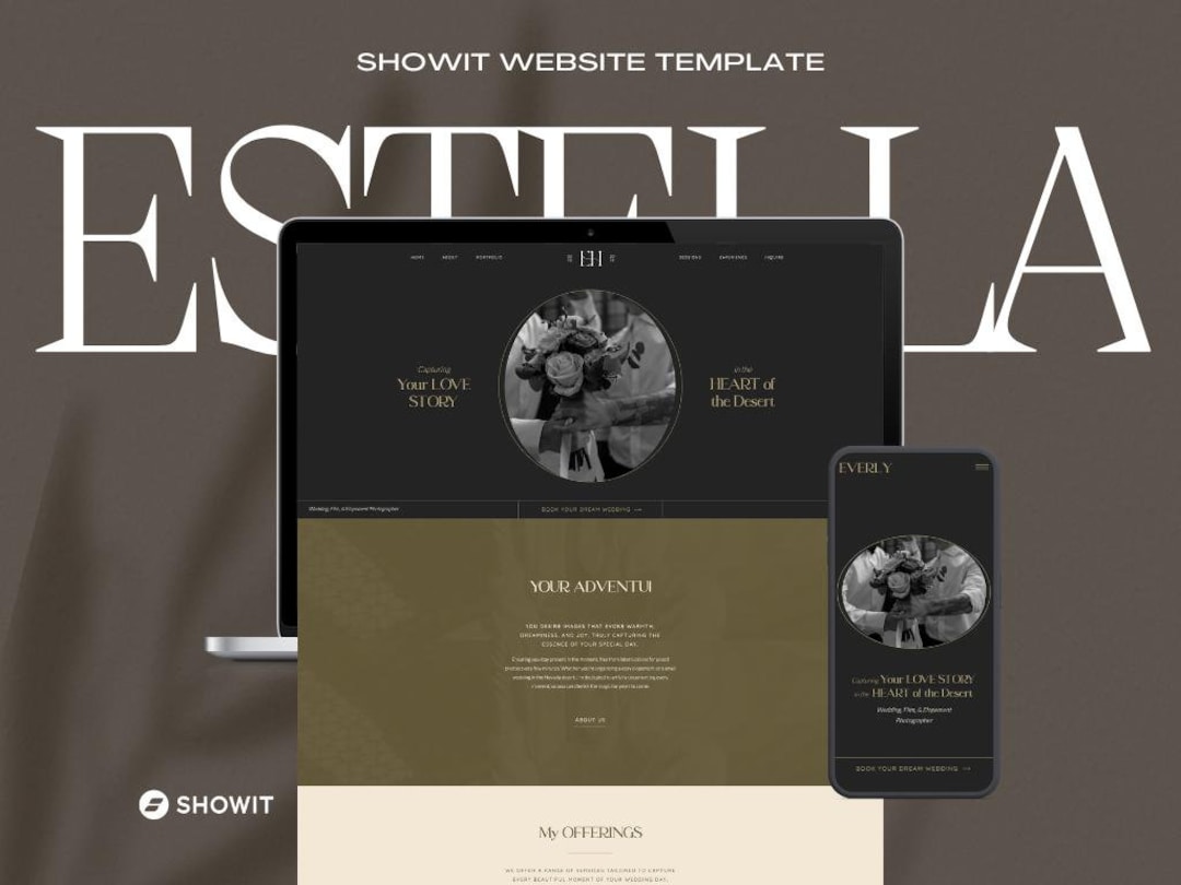 Showit Website Template for Photographers & Creative Service-based ...
