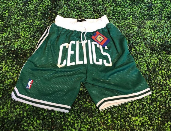 boston celtics vintage shorts