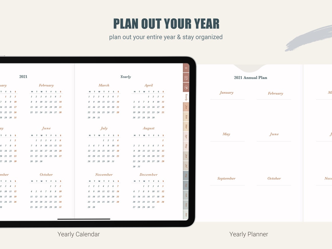 Digital Planner Ipad Planner Goodnotes Notability Planner Etsy