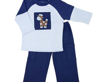 Haute Baby Babys In Blau Säugling Kleinkind Jungen Hose Set -Blau