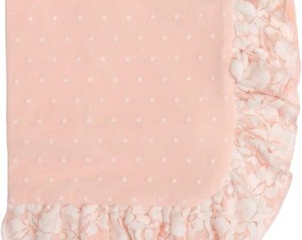 Haute Baby Girl Avery Grace Receiving Blanket Infant Newborn Size OS - Peach