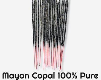 COPAL MAYA INCIENSO Artesanal - Mayan Copal Incense Sticks - 20 Sticks