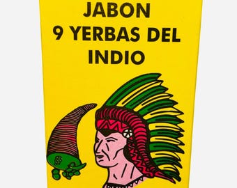 9 HIERBAS DEL INDIO Jabon Para Limpias Quita Obstaculos Abre Camino Abundancia