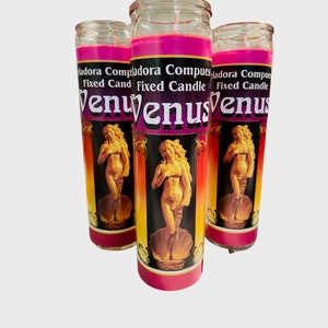 Veladora VENUS - VENUS Fixed Candle,Love Spell,  para Atraer el amor y Seduccion