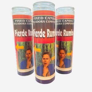 12x set- PIERDE RUMBO Veladora, Get Lost Fixed Candles. to make enemies go away
