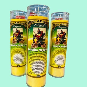 Veladora LEVANTA NEGOCIO - Better Business Fixed Candle, llama clientes, for success in business