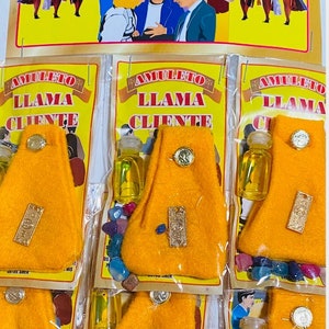 LLAMA CLIENTES Amuleto Talisman para negocios y dinero, Call Clients Good Luck Charm