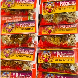 7 POTENCIAS AFRICANAS, 7 African Powers Sahumerio Incienso Incense