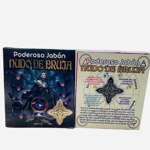 Jabon GITANA Nudo de Bruja Reversible - Witch&#39;s Knot Soap - limpia malas energias y Proteccion, clears bad energy and negativity