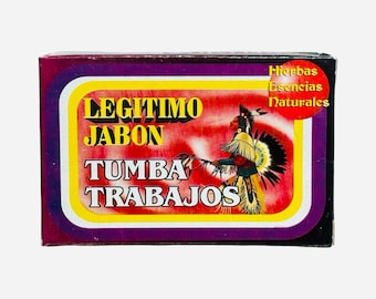 TUMBA TRABAJO JABON Removedor de Brujería Jabón Espiritual Rompe Brujeria Arrasa Todo