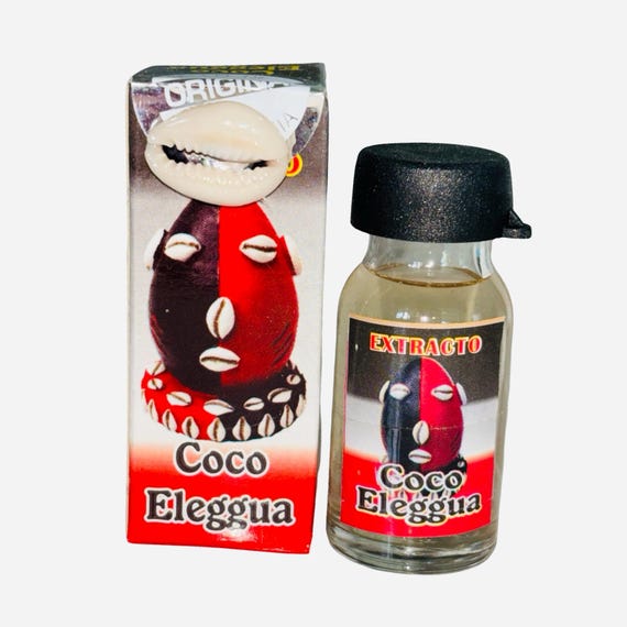 COCO ELEGGUA Perfume Extracto - Coconut Eleggua Perfume for Santeria Exu  Elegua
