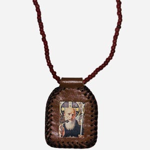 Escapulario San Benito Abad - Scapular Saint Benedict Catholic Necklace