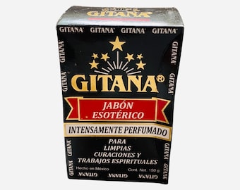 GITANA JABON ESOTERICO Para Limpias, Curaciones y Trabajos Espirituales. Witchcraft Remover Soap