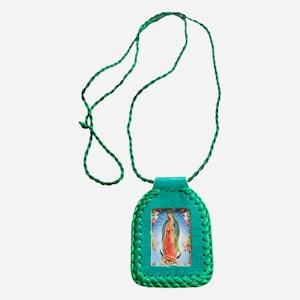 Escapulario Virgen de Guadalupe Collar - Guadalupe Virgin Scapular Catholic Necklace